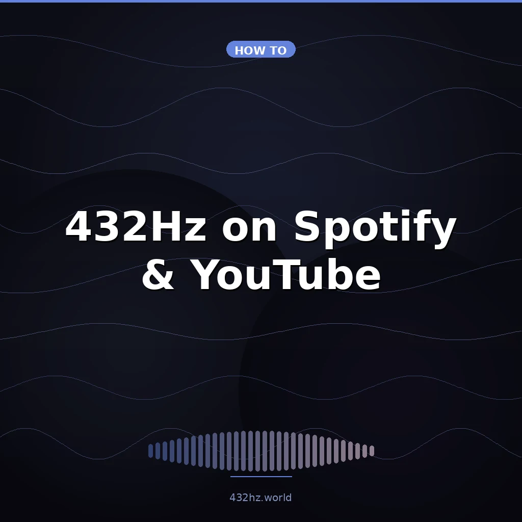 How to Listen to 432Hz Music on Spotify, YouTube, and More
