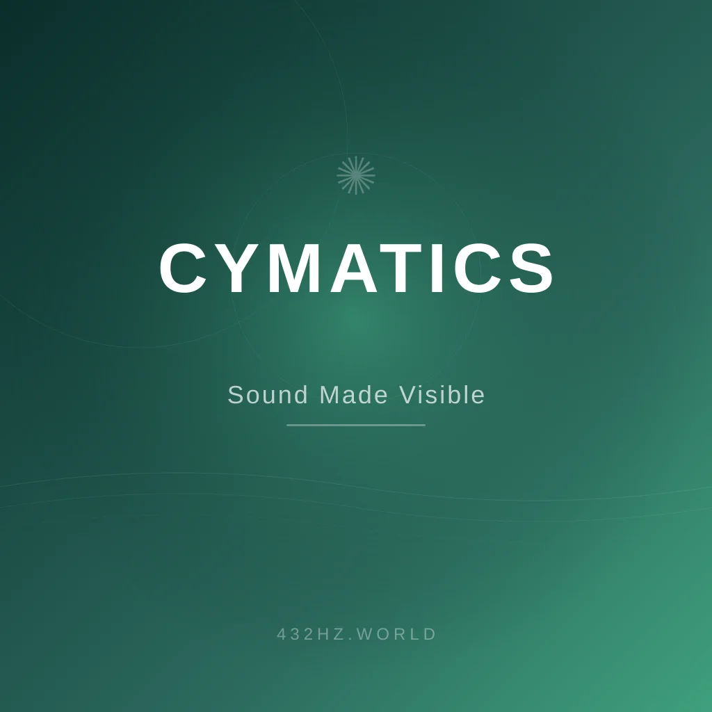Cymatics: How Sound Becomes Visible Geometry