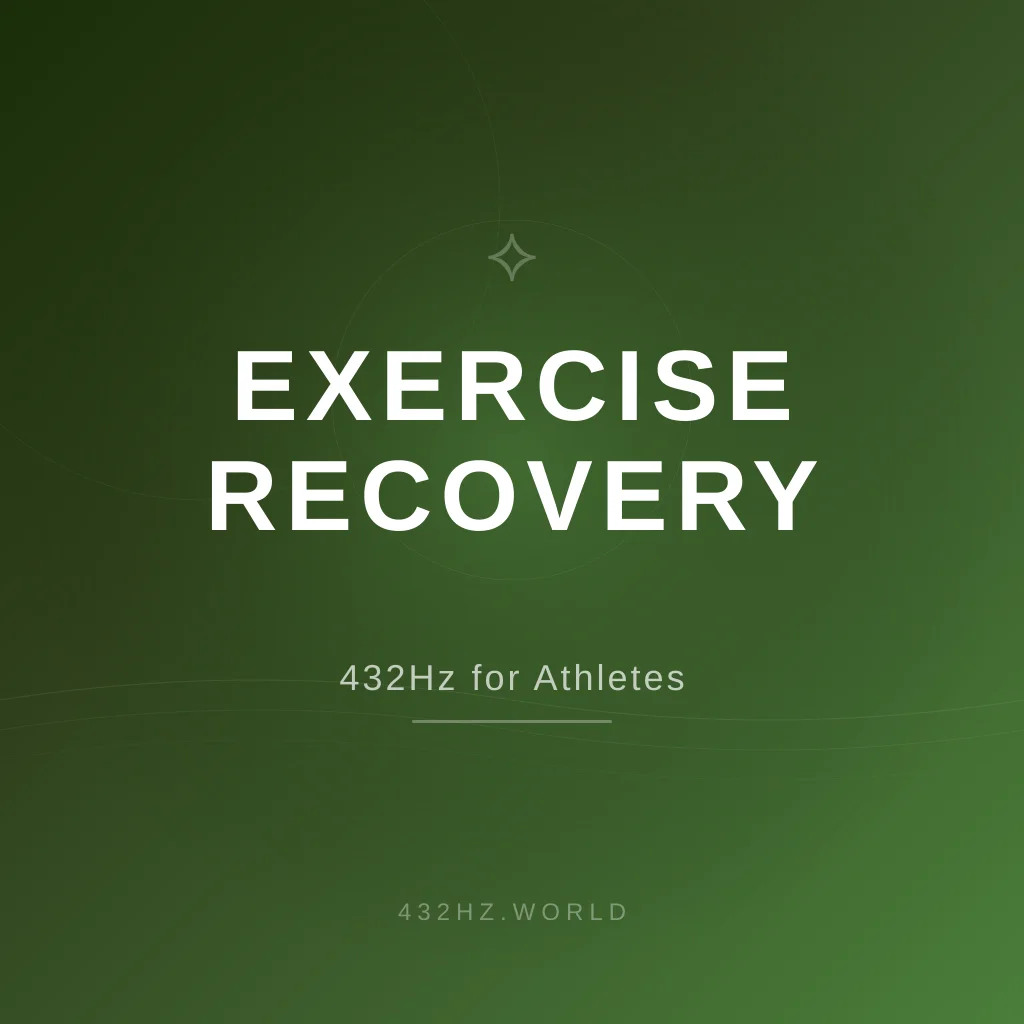 432Hz Music for Exercise and Recovery: What Athletes Should Know