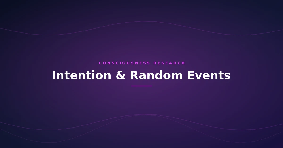 Can Human Intention Affect Random Events? The REG Experiments Explained