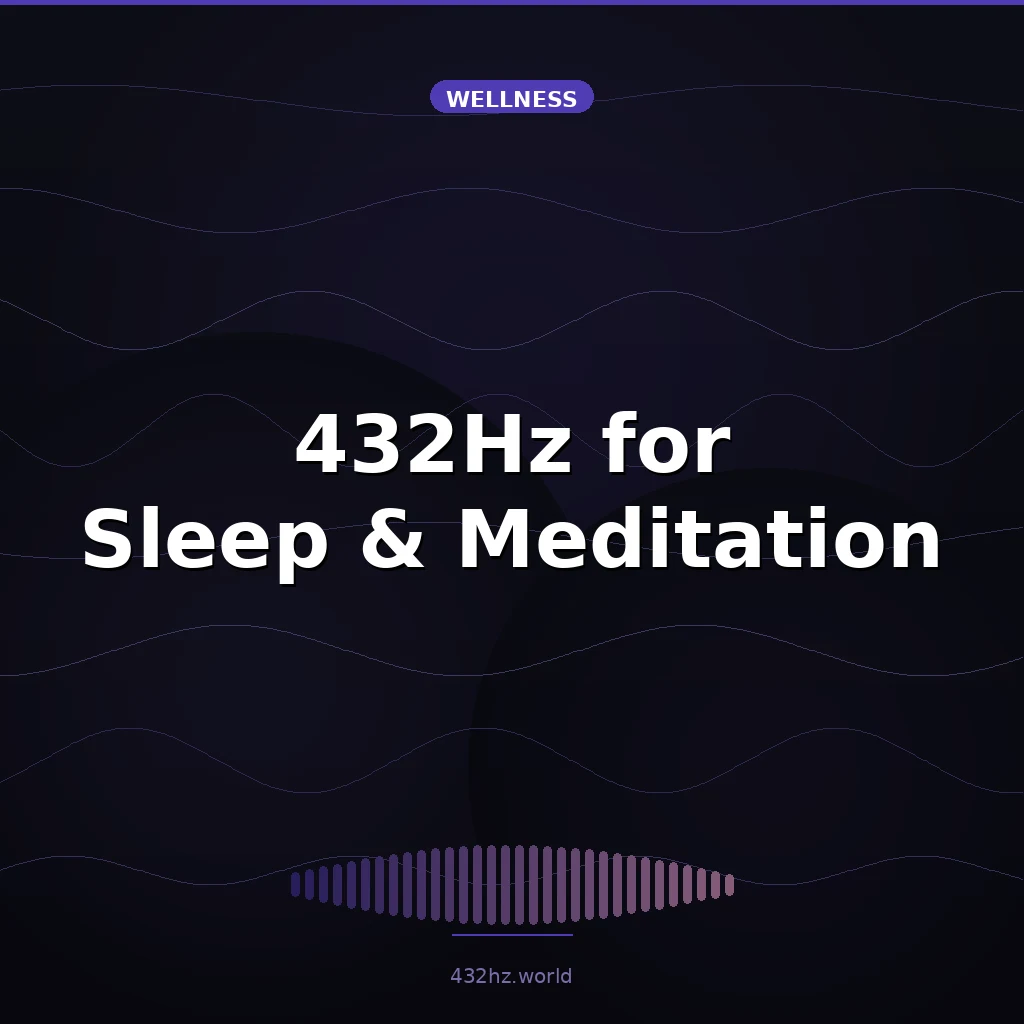 432Hz for Sleep and Meditation: A Practical Guide